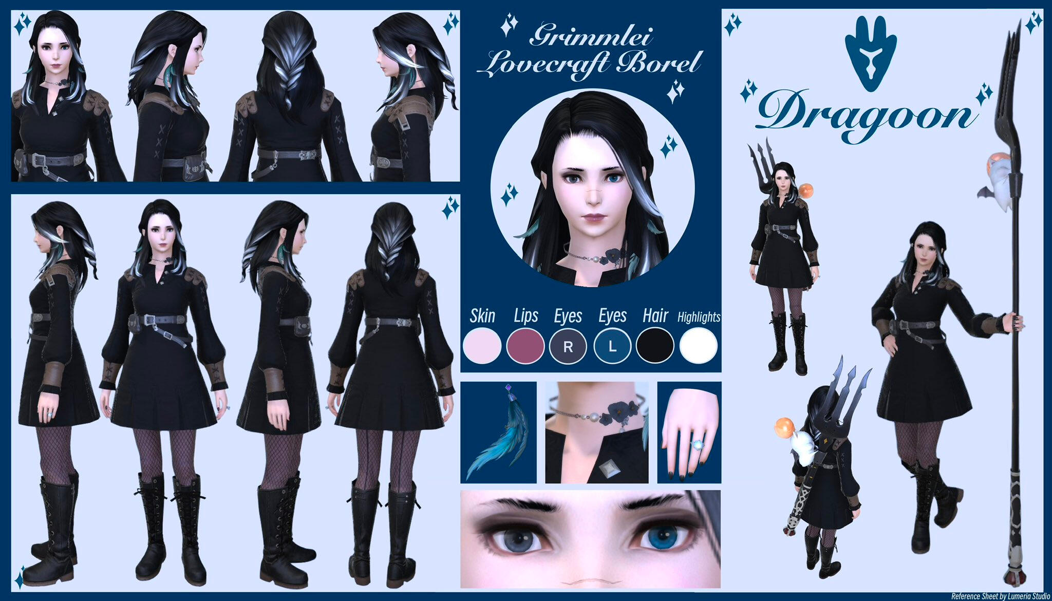 Grimmlei Ref Sheet By Lumeria