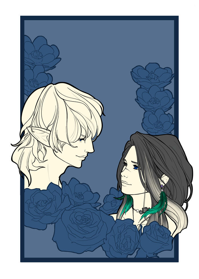 Grimmlei and Aymeric by Underarchon