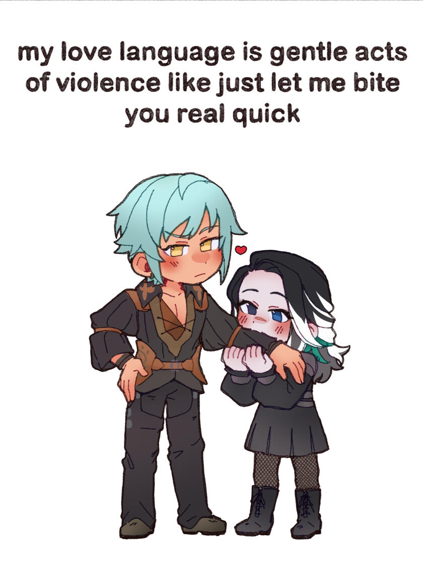 Grimmlei and Sicard by Miya