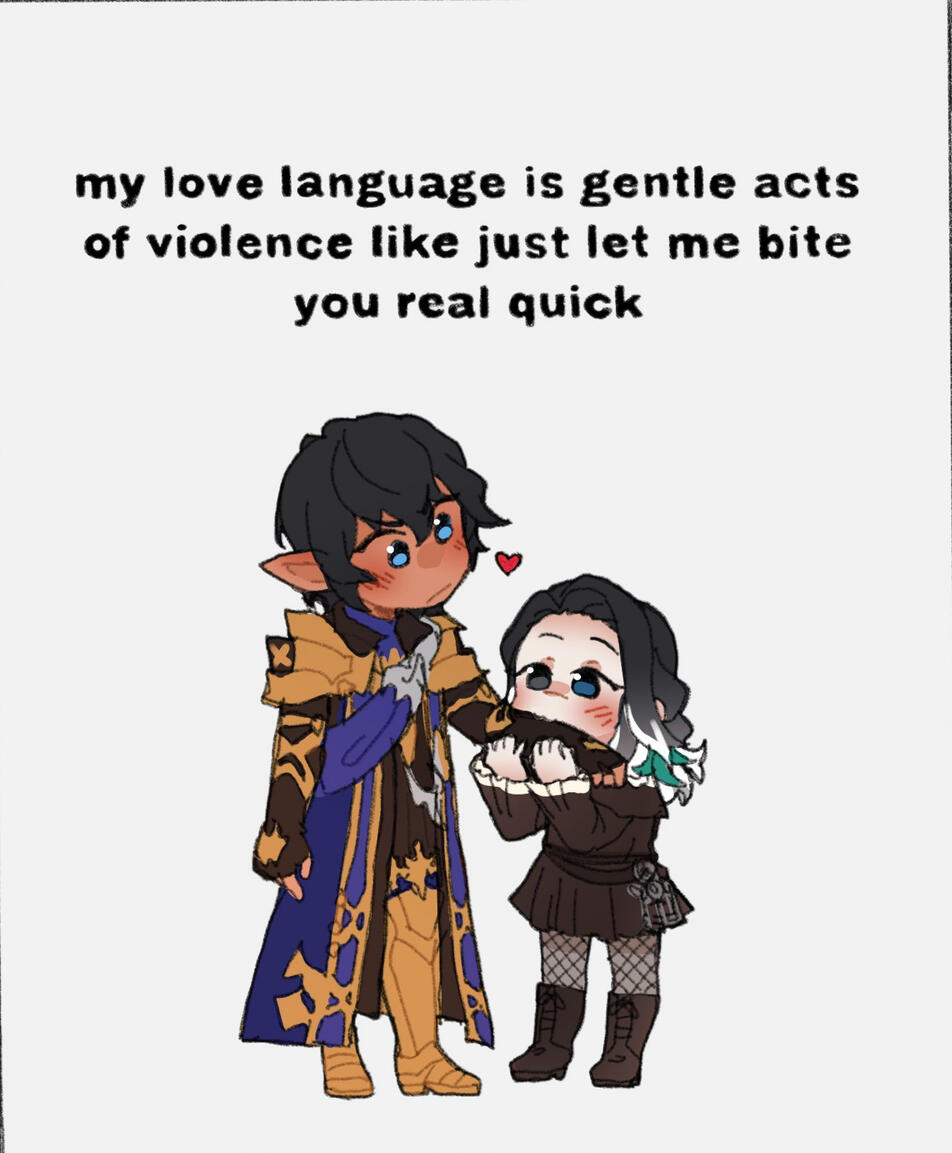 Grimmlei and Aymeric by Miya