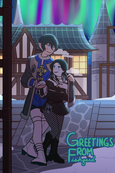 Grimmlei and Aymeric by Koku