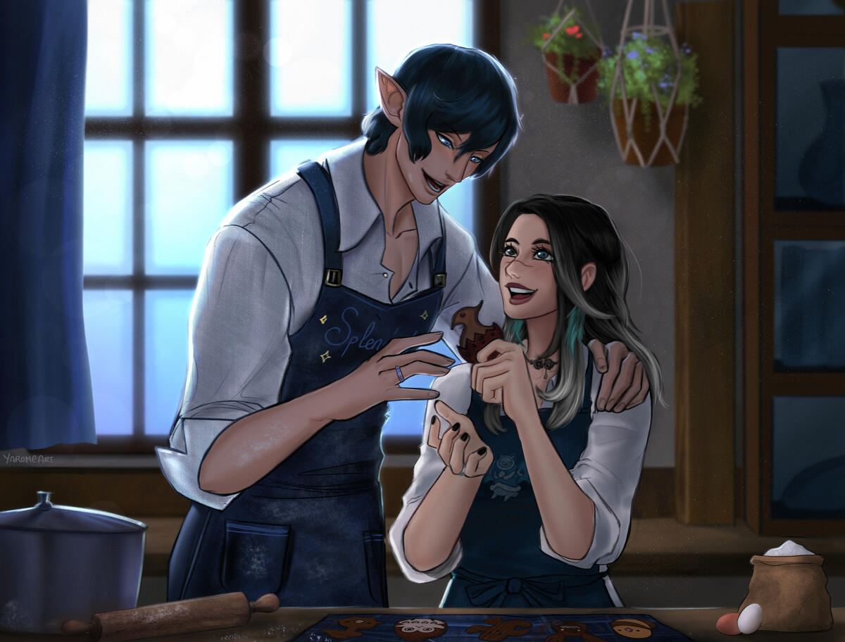 Grimmlei and Aymeric by Yarome